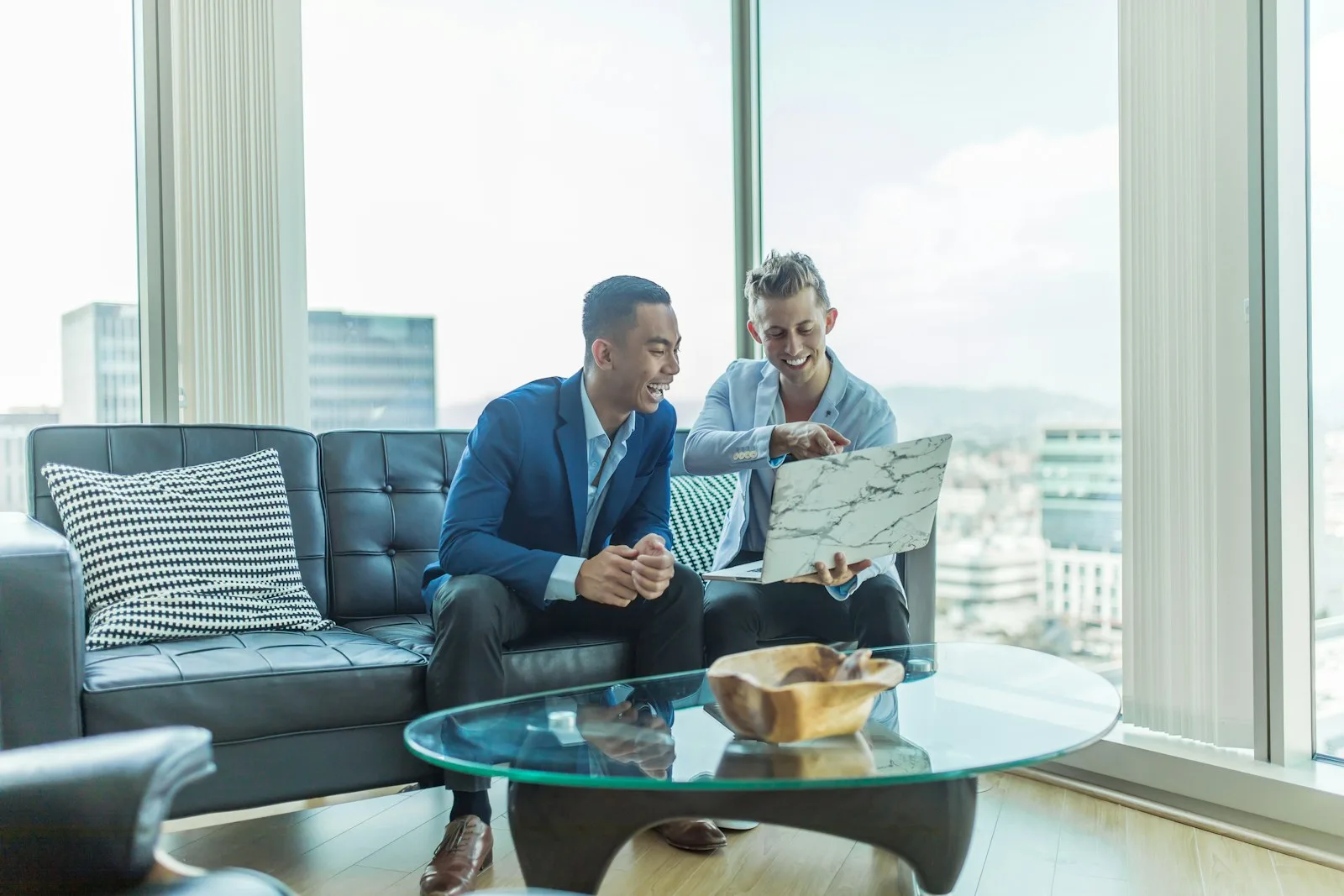A person taking professional help in order to understand their debt situation better
