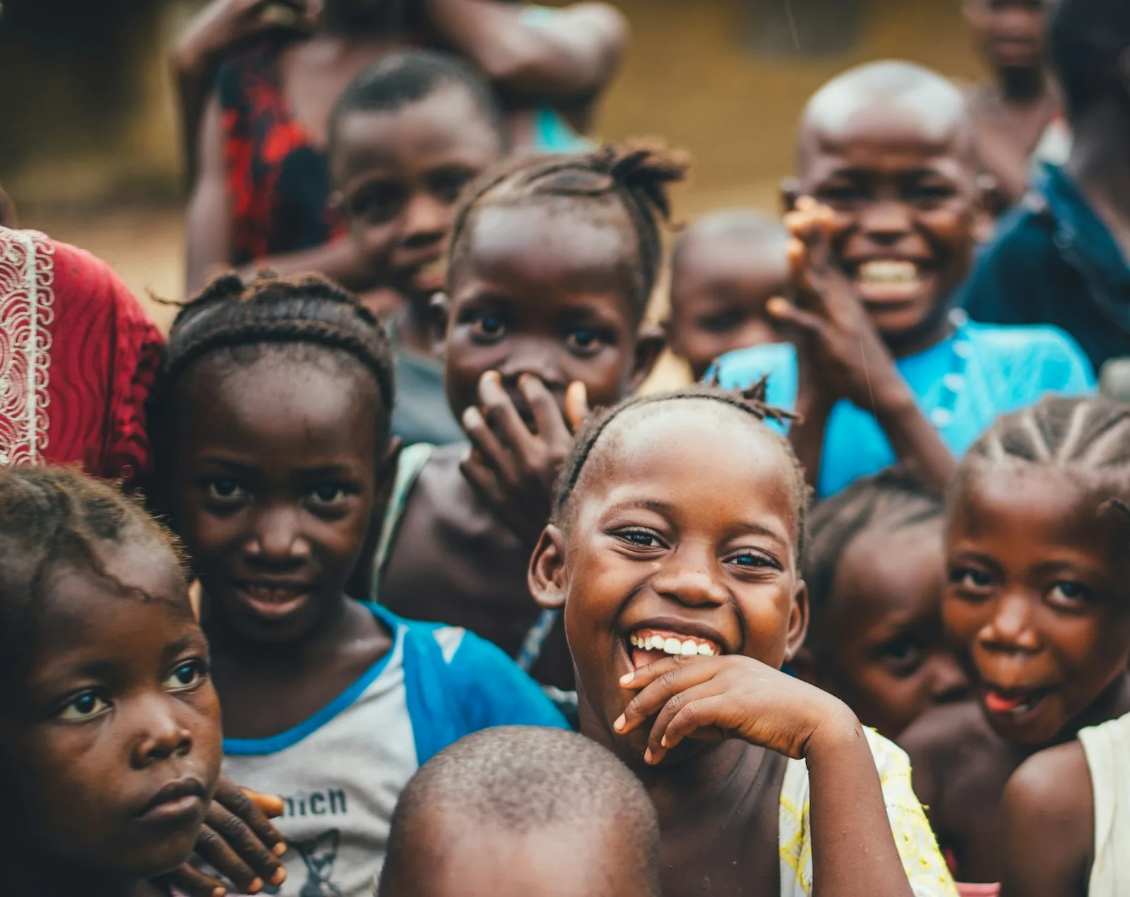 A group of underprivileged students primarily benefiting from charity
