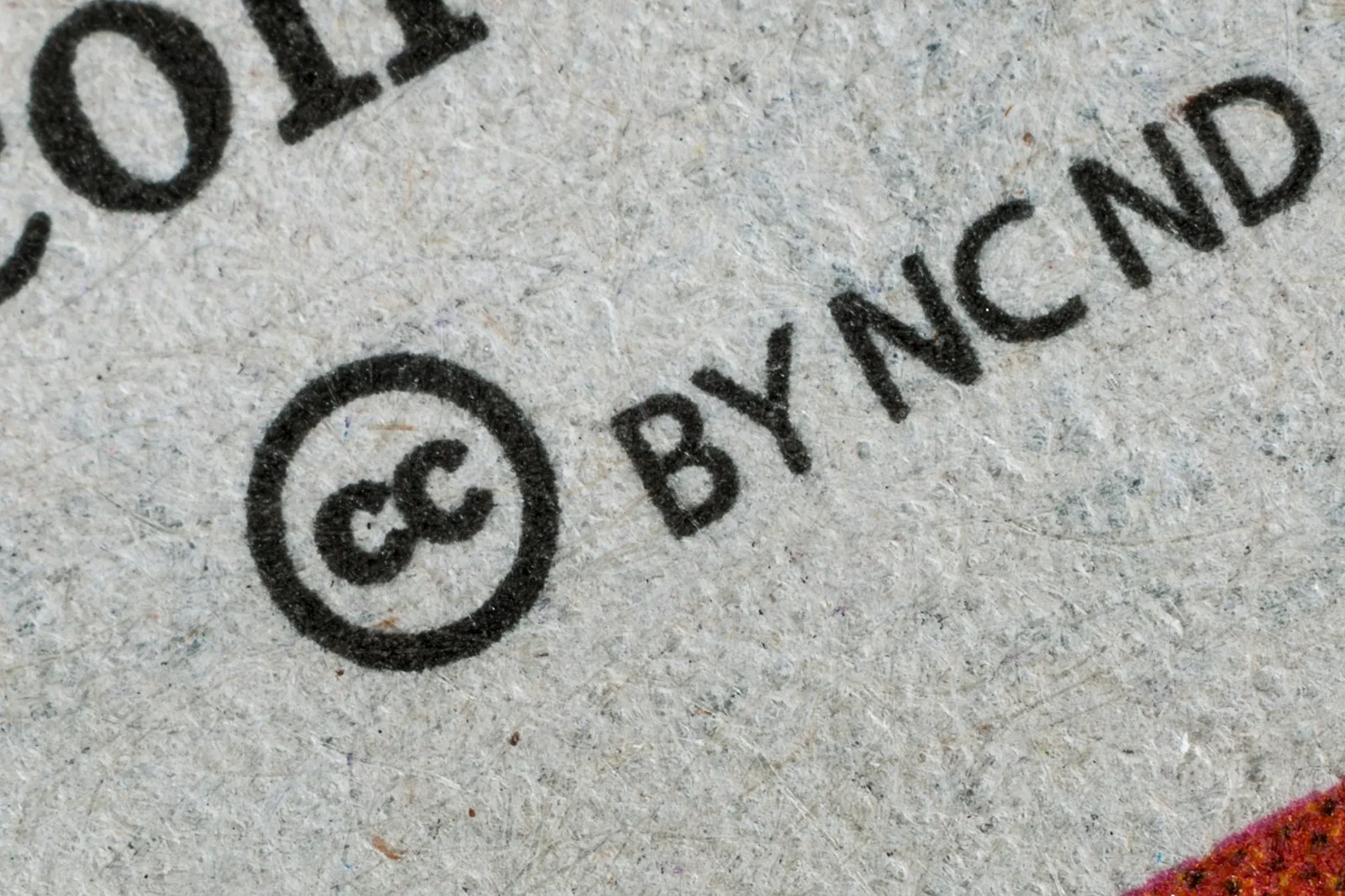 Image of a copyright symbol of a company