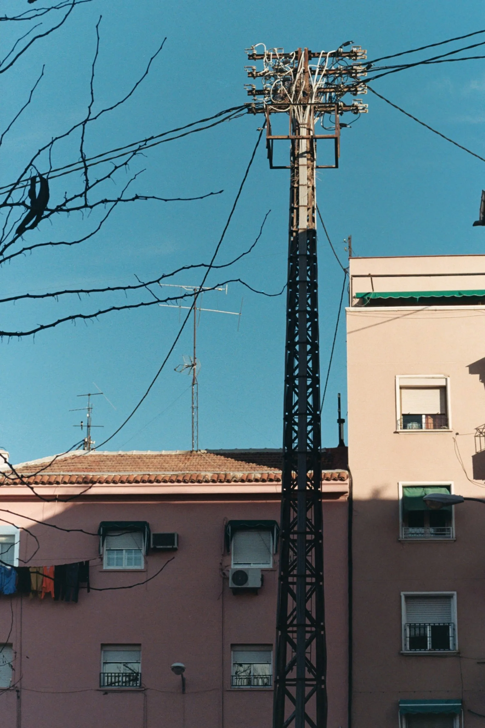 Image showing an electric pole